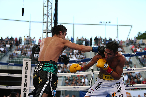 Boxing at the Home Depor Center