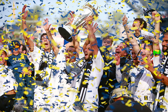 2014 MLS Cup Final: LA Galaxy v New England Revolution at StubHub Center on December 7, 2014 in Carson, CA. Photo by German Alegria/LA Galaxy.