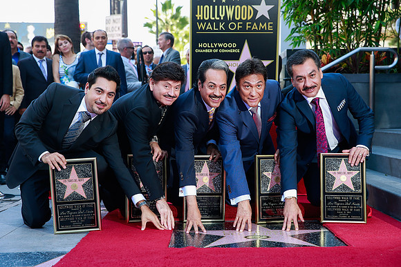 Tigres del Norte Hollywood Walk of Fame Star Unveil