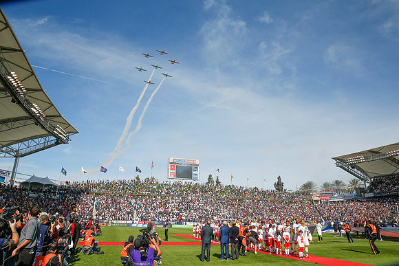 2014 MLS Cup Final: LA Galaxy v New England Revolution at StubHub Center on December 7, 2014 in Carson, CA. Photo by German Alegria/LA Galaxy.